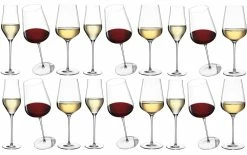 Leonardo Service De Verres à Vin Brunelli 18 Pièces, Transparent - Verres à Vin