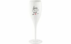 Koziol Verre à Champagne Superglas Love Is In The Air 100 Ml, 1 Pièce/s, Blanc - Verres à Champagne