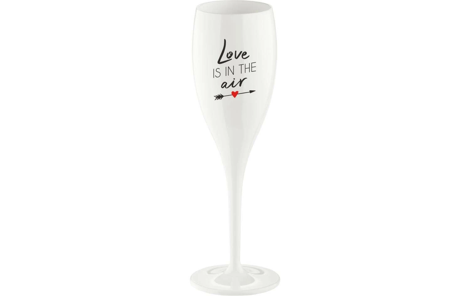 Koziol Verre à Champagne Superglas Love Is In The Air 100 Ml, 1 Pièce/s, Blanc - Verres à Champagne 3 Koziol Verre à Champagne Superglas Love Is In The Air 100 Ml, 1 Pièce/s, Blanc - Verres à Champagne