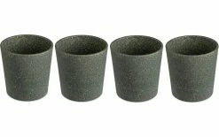 Koziol Gobelet Connect S 190 Ml, 4 Pièce/s, Gris Foncé - Verres à Boire