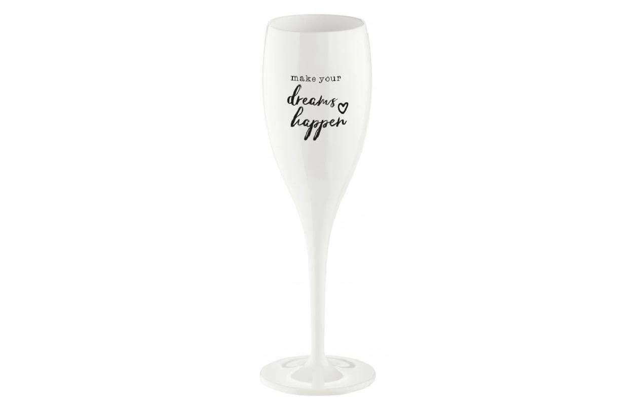 Koziol Verre à Champagne Superglas Make Your Dreams Happen 100 Ml, 1 Pc - Verres à Champagne 3 Koziol Verre à Champagne Superglas Make Your Dreams Happen 100 Ml, 1 Pc - Verres à Champagne