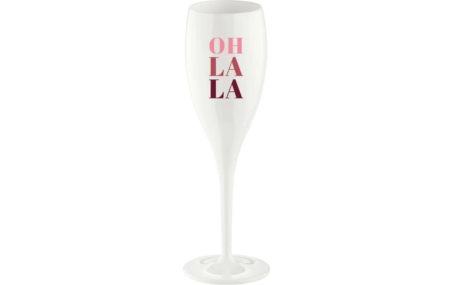 Koziol Verre à Champagne Superglas Oh La La 100 Ml, 1 Pièce/s, Blanc - Verres à Champagne 3 Koziol Verre à Champagne Superglas Oh La La 100 Ml, 1 Pièce/s, Blanc - Verres à Champagne