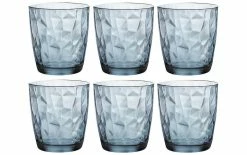 Bormioli Rocco Verre à Whisky Diamond 300 Ml, 6 Pièce/s, Bleu - Verres à Whisky