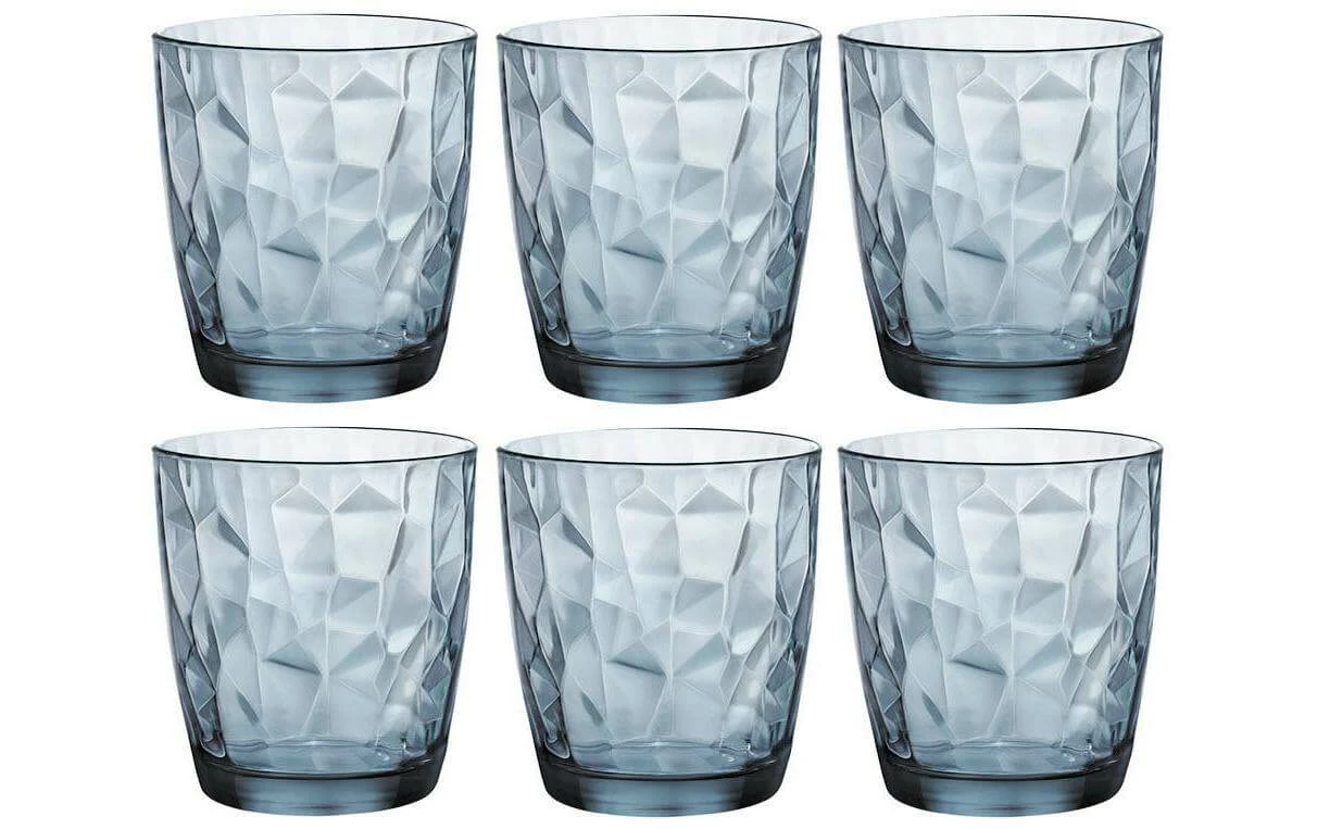 Bormioli Rocco Verre à Whisky Diamond 300 Ml, 6 Pièce/s, Bleu - Verres à Whisky 3 Bormioli Rocco Verre à Whisky Diamond 300 Ml, 6 Pièce/s, Bleu - Verres à Whisky