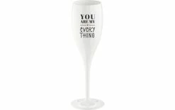 Koziol Verre à Champagne Superglas You Are My Everything 100 Ml, 1 Pc - Verres à Champagne