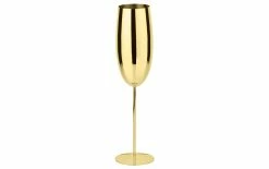 Paderno Verre à Champagne 270 Ml, 1 Pièce/s, Doré - Verres à Champagne