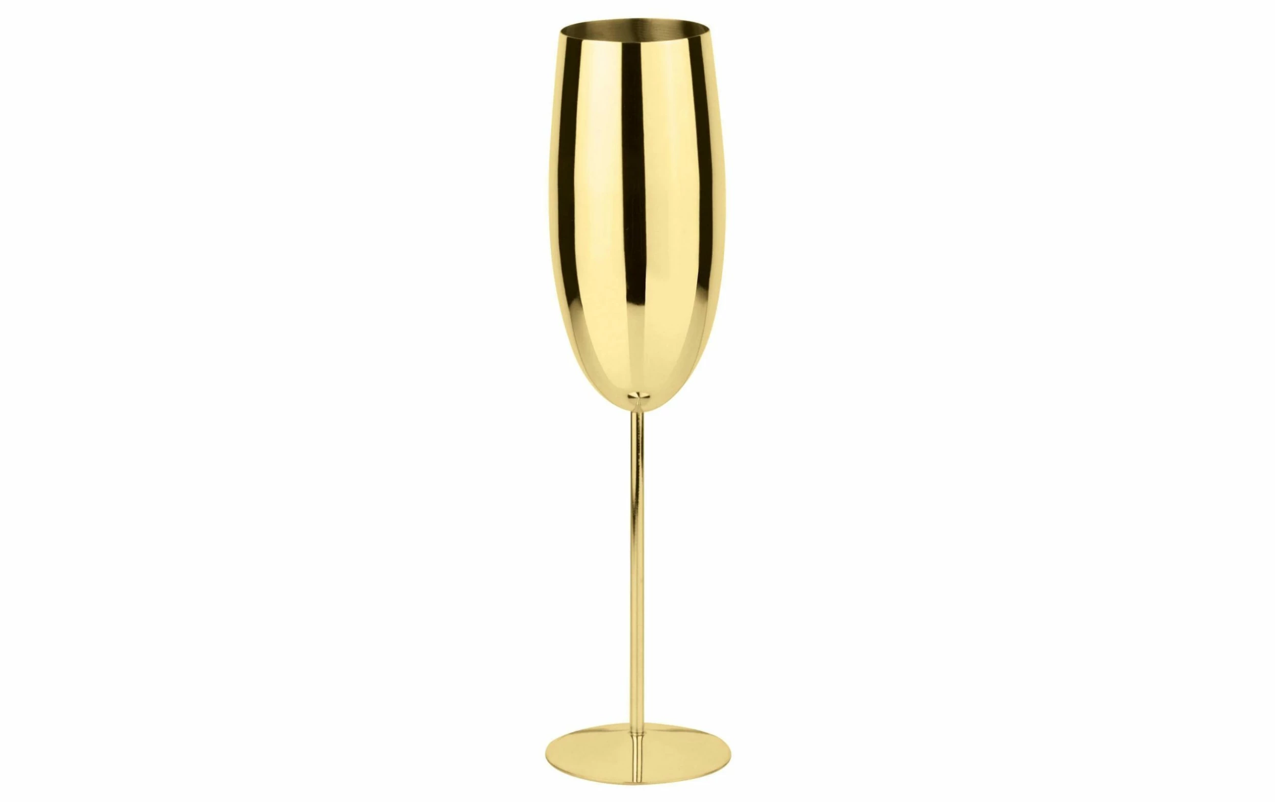 Paderno Verre à Champagne 270 Ml, 1 Pièce/s, Doré - Verres à Champagne 3 Paderno Verre à Champagne 270 Ml, 1 Pièce/s, Doré - Verres à Champagne