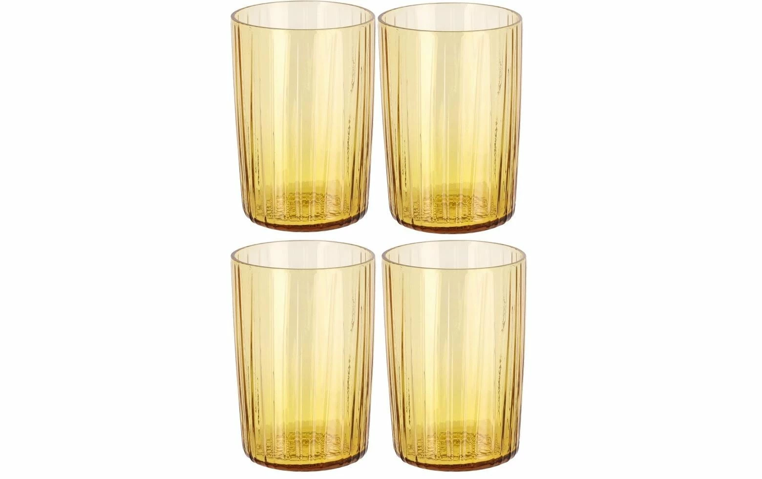 Bitz Verre Kusintha 280 Ml, 4 Pièce/s, Ambre - Verres à Boire 3 Bitz Verre Kusintha 280 Ml, 4 Pièce/s, Ambre - Verres à Boire
