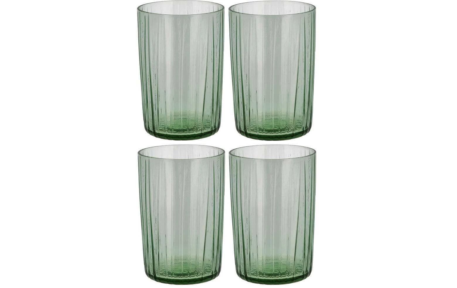 Bitz Verre Kusintha 280 Ml, 4 Pièce/s, Vert - Verres à Boire 3 Bitz Verre Kusintha 280 Ml, 4 Pièce/s, Vert - Verres à Boire