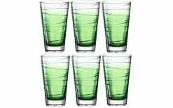 Leonardo Verre Vario Struttura 280 Ml, 6 Pièce/s, Vert - Verres à Boire
