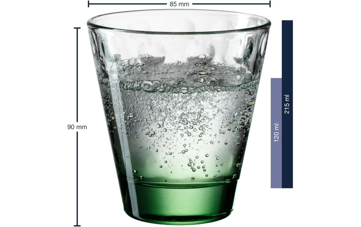 Leonardo Verre Optic 215 Ml, 6 Pièce/s, Vert - Verres à Boire 5 Leonardo Verre Optic 215 Ml, 6 Pièce/s, Vert - Verres à Boire – Image 3