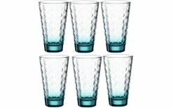 Leonardo Verre Optic 300 Ml, 6 Pièce/s, Turquoise - Verres à Boire