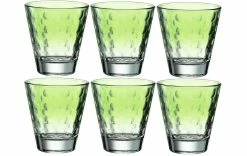 Leonardo Verre Optic Pastell 215 Ml, 6 Pièce/s, Vert - Verres à Boire