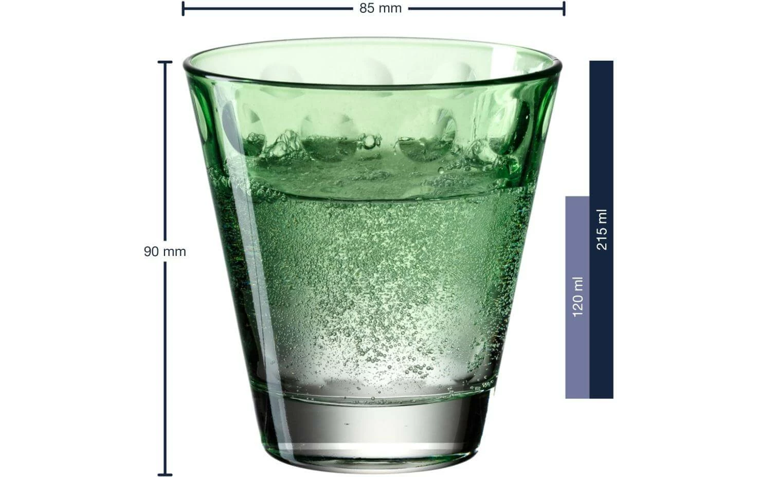 Leonardo Verre Optic Pastell 215 Ml, 6 Pièce/s, Vert - Verres à Boire 5 Leonardo Verre Optic Pastell 215 Ml, 6 Pièce/s, Vert - Verres à Boire – Image 3
