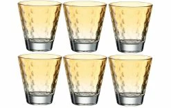 Leonardo Verre Optic Pastell 215 Ml, 6 Pièce/s, Orange - Verres à Boire