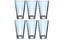 Leonardo Verre Optic Pastell 300 Ml, 6 Pièce/s, Bleu - Verres à Boire