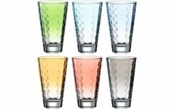 Leonardo Verre Optic Pastell 300 Ml, 6 Pièce/s, Multicolore - Verres à Boire