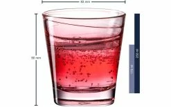 Leonardo Verre Vario Struttura 250 Ml, 6 Pièce/s, Rouge - Verres à Boire 7 Leonardo Verre Vario Struttura 250 Ml, 6 Pièce/s, Rouge - Verres à Boire -Ritzenhoff Shop unnamed file 276