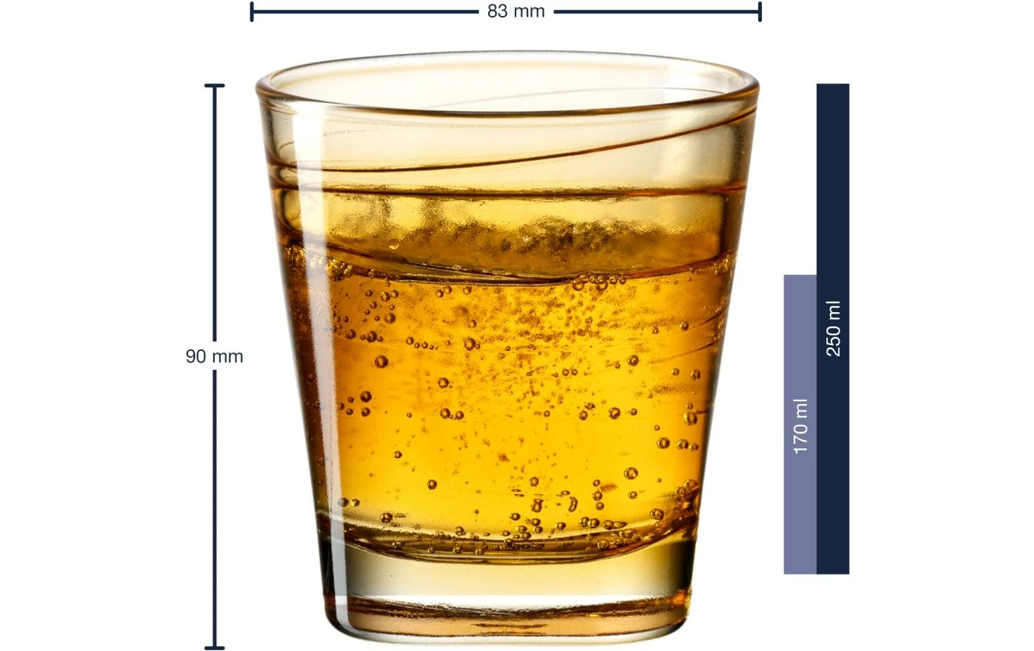 Leonardo Verre Vario Struttura 250 Ml, 6 Pièce/s, Orange - Verres à Boire 5 Leonardo Verre Vario Struttura 250 Ml, 6 Pièce/s, Orange - Verres à Boire – Image 3