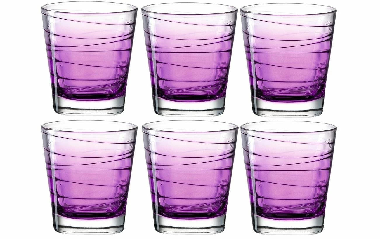 Leonardo Verre Vario Struttura 250 Ml, 6 Pièce/s, Violet - Verres à Boire 3 Leonardo Verre Vario Struttura 250 Ml, 6 Pièce/s, Violet - Verres à Boire