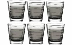 Leonardo Verre Vario Struttura 250 Ml, 6 Pièce/s, Gris - Verres à Boire