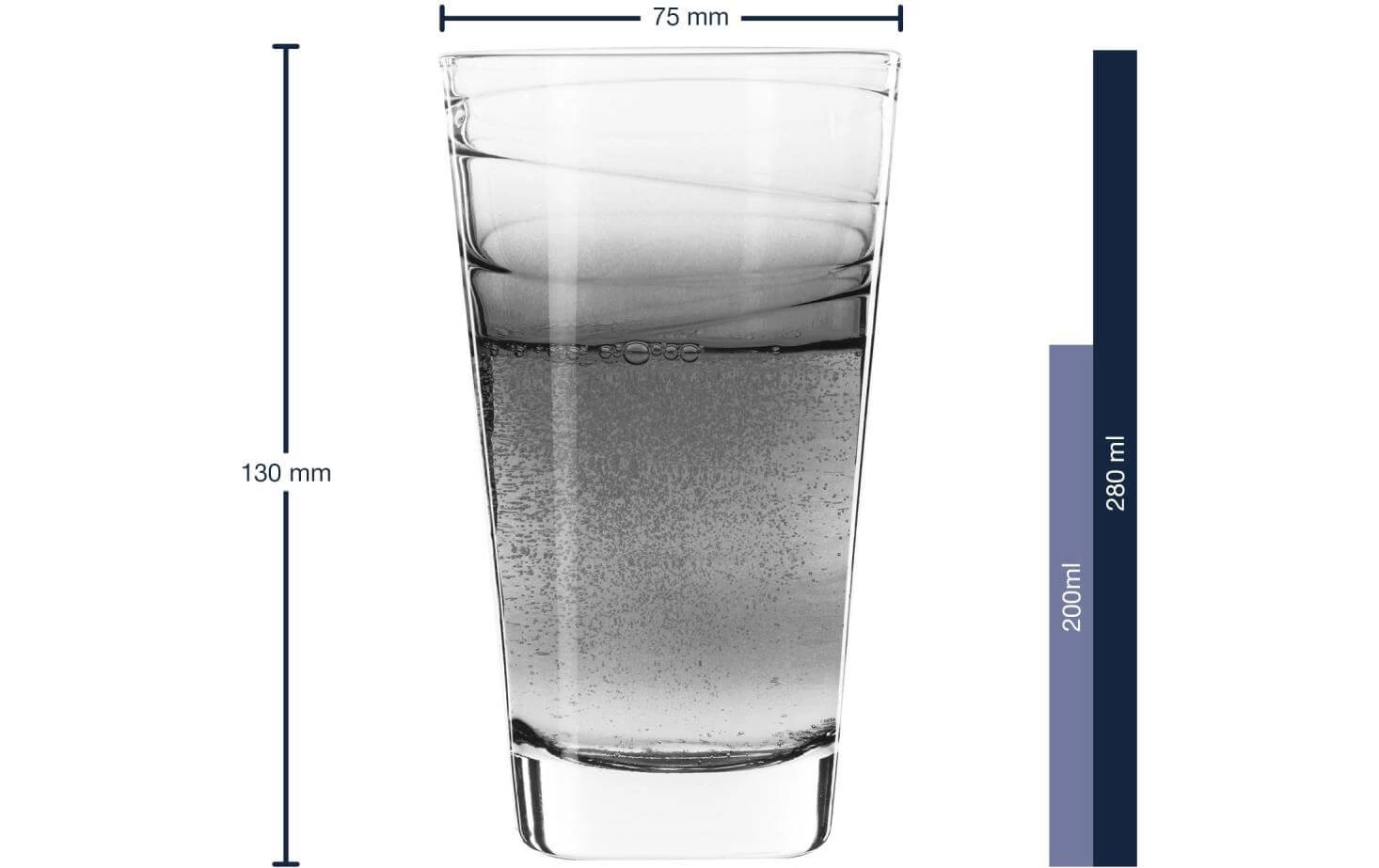 Leonardo Verre Vario Struttura 280 Ml, 6 Pièce/s, Gris - Verres à Boire 5 Leonardo Verre Vario Struttura 280 Ml, 6 Pièce/s, Gris - Verres à Boire – Image 3