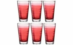 Leonardo Verre Vario Struttura 280 Ml, 6 Pièce/s, Rouge - Verres à Boire