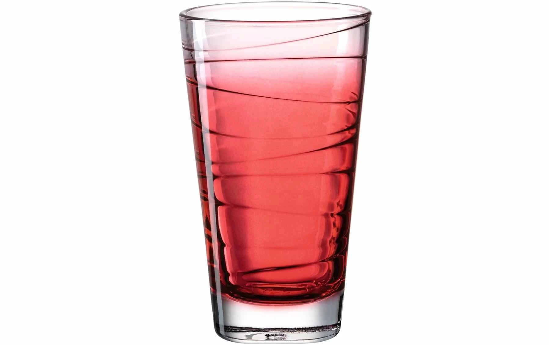 Leonardo Verre Vario Struttura 280 Ml, 6 Pièce/s, Rouge - Verres à Boire 4 Leonardo Verre Vario Struttura 280 Ml, 6 Pièce/s, Rouge - Verres à Boire – Image 2