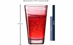 Leonardo Verre Vario Struttura 280 Ml, 6 Pièce/s, Rouge - Verres à Boire 7 Leonardo Verre Vario Struttura 280 Ml, 6 Pièce/s, Rouge - Verres à Boire -Ritzenhoff Shop unnamed file 303