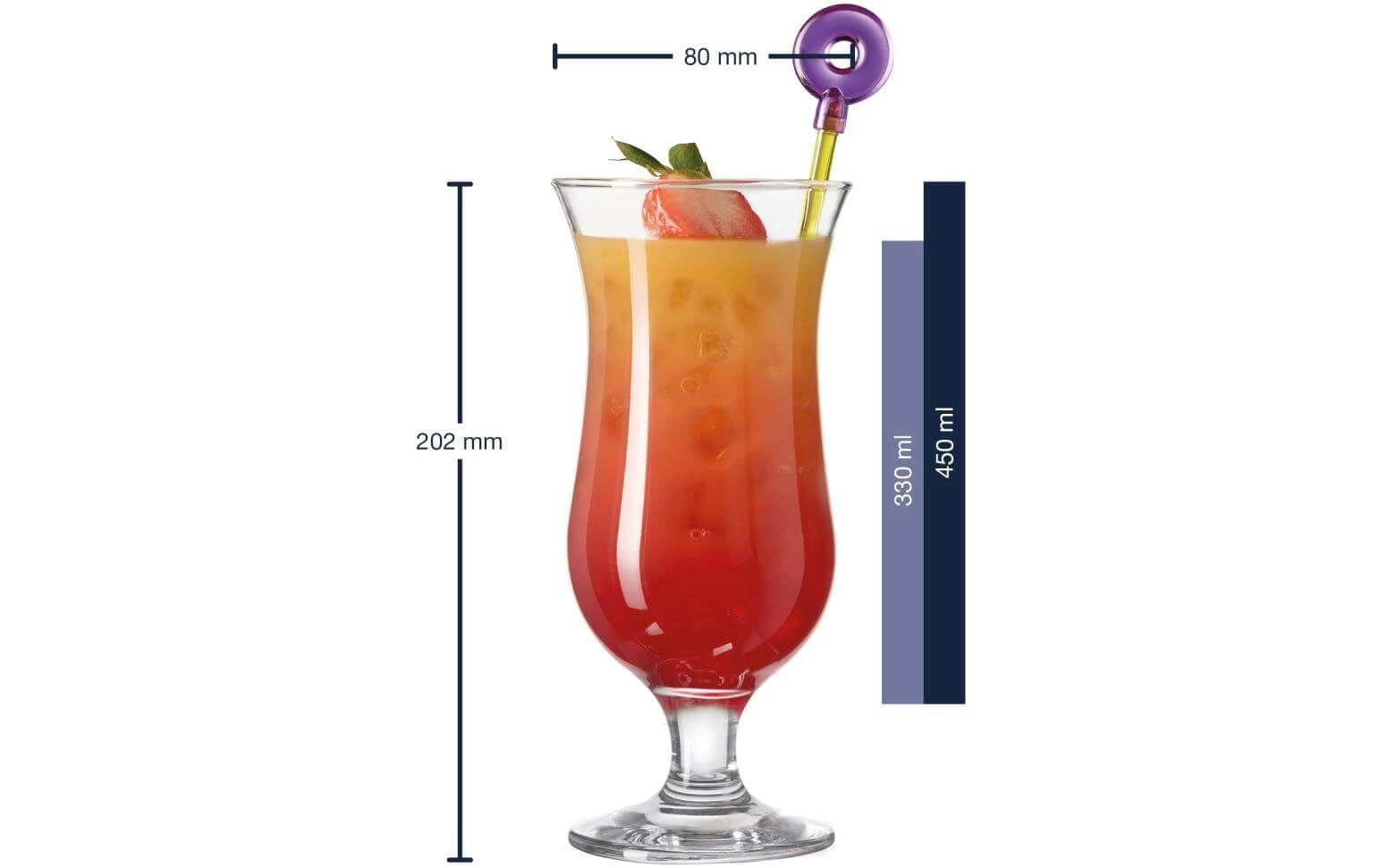 Leonardo Verre à Cocktail Hurricane 450 Ml, 2 Pièce/s, Transparent - Verres à Cocktail 4 Leonardo Verre à Cocktail Hurricane 450 Ml, 2 Pièce/s, Transparent - Verres à Cocktail – Image 2