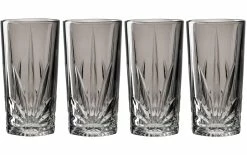 Leonardo Verre à Long Drink Capri 390 Ml, 4 Pièce/s, Gris - Verres à Cocktail