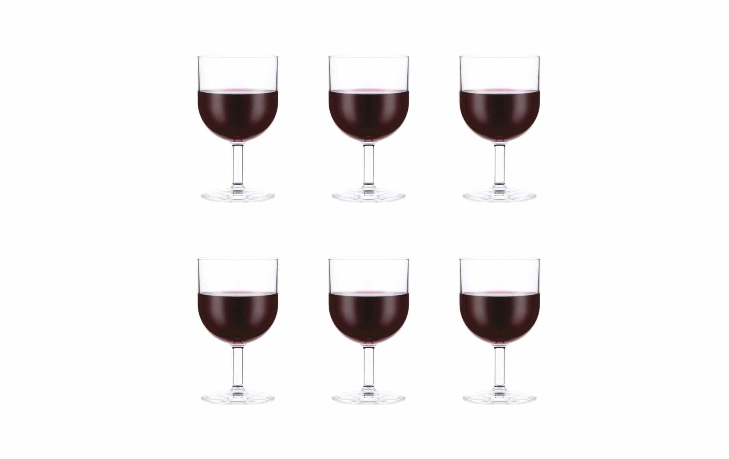 BODUM Verre à Vin Rouge Oktett 250 Ml, 6 Pièce/s, Transparent - Verres à Vin 3 BODUM Verre à Vin Rouge Oktett 250 Ml, 6 Pièce/s, Transparent - Verres à Vin