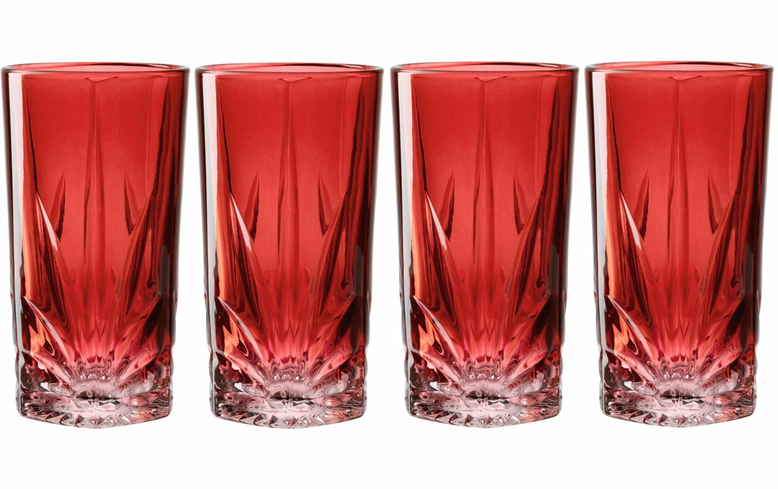 Leonardo Verre à Long Drink Capri 530 Ml, 4 Pièce/s, Rouge - Verres à Cocktail 3 Leonardo Verre à Long Drink Capri 530 Ml, 4 Pièce/s, Rouge - Verres à Cocktail