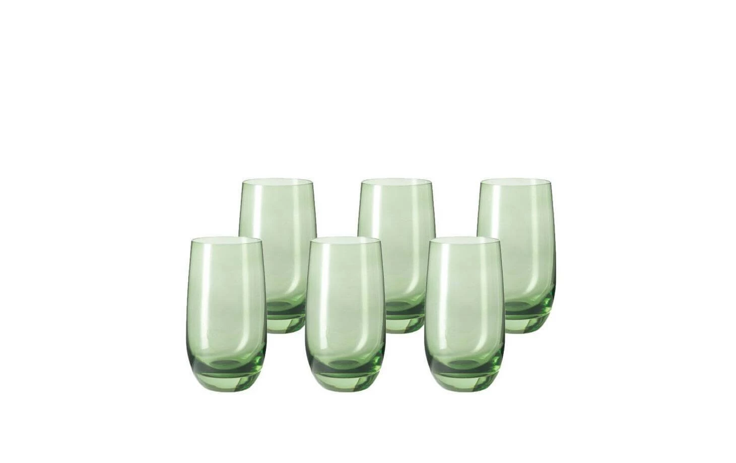 Leonardo Verre Sora 390 Ml, 6 Pièce/s, Vert - Verres à Boire 3 Leonardo Verre Sora 390 Ml, 6 Pièce/s, Vert - Verres à Boire
