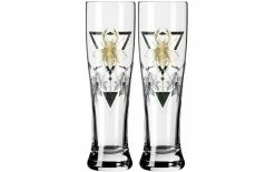 Ritzenhoff Verre à Bière Brauchzeit No. 3 - Ramona Rosenkranz 646 Ml, 2 Pcs - Verres à Bière