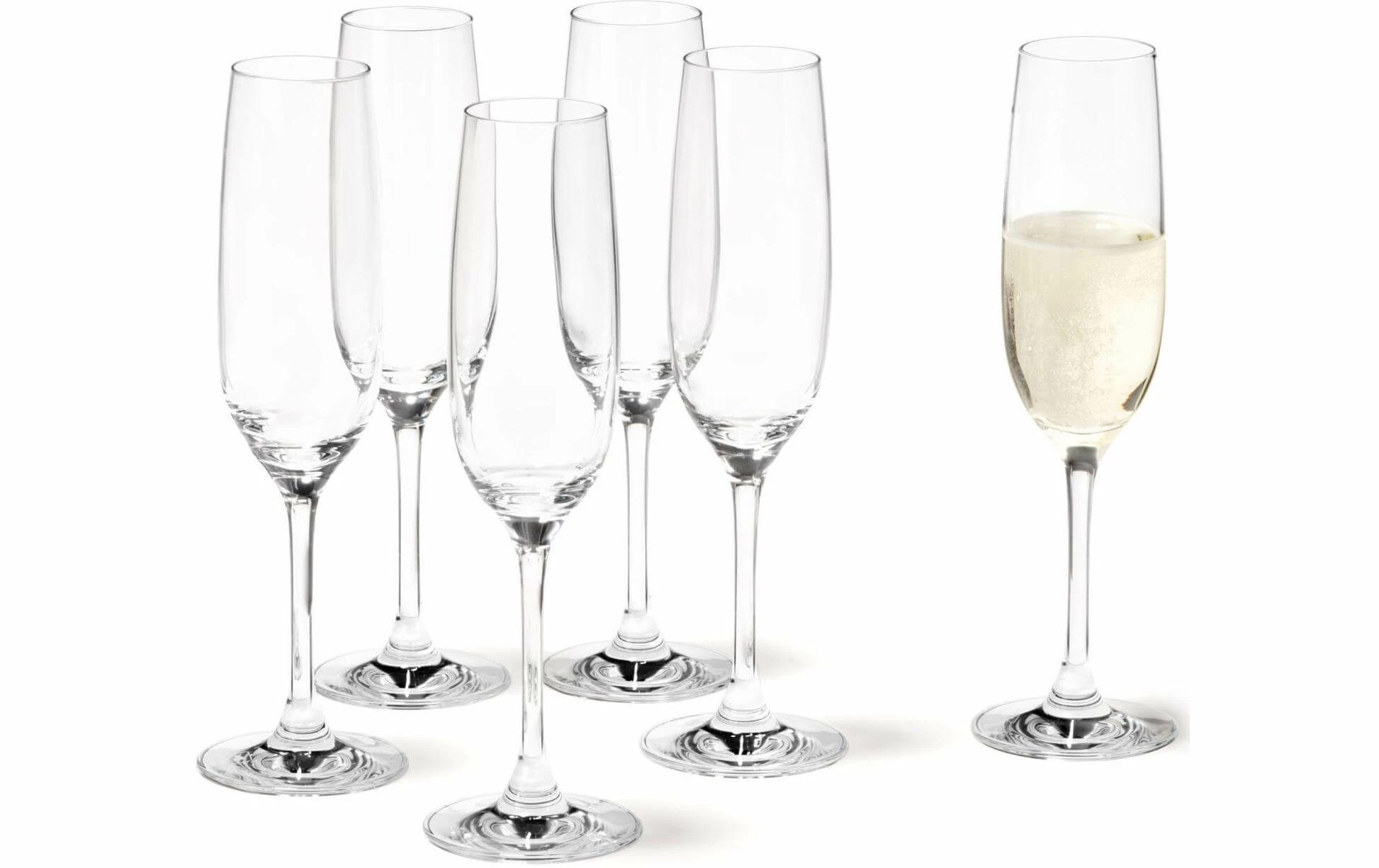 Leonardo Verre à Champagne Ciao 190 Ml, 6 Pièce/s, Transparent - Verres à Champagne 3 Leonardo Verre à Champagne Ciao 190 Ml, 6 Pièce/s, Transparent - Verres à Champagne