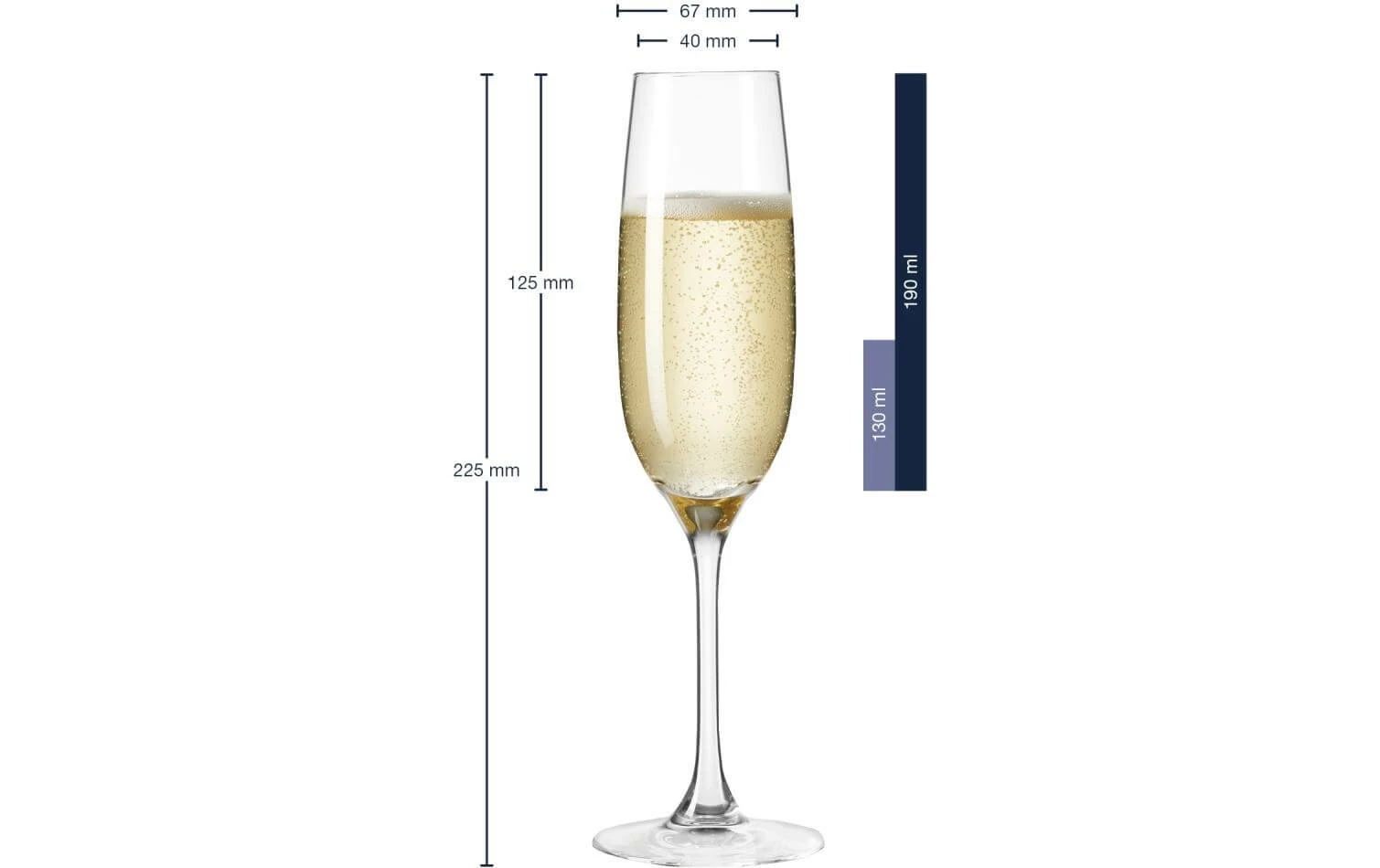 Leonardo Verre à Champagne Ciao 190 Ml, 6 Pièce/s, Transparent - Verres à Champagne 5 Leonardo Verre à Champagne Ciao 190 Ml, 6 Pièce/s, Transparent - Verres à Champagne – Image 3
