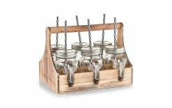 Zeller Present Pichet à Boire 450 Ml, 6 Pièce/s, Transparent - Verres à Boire