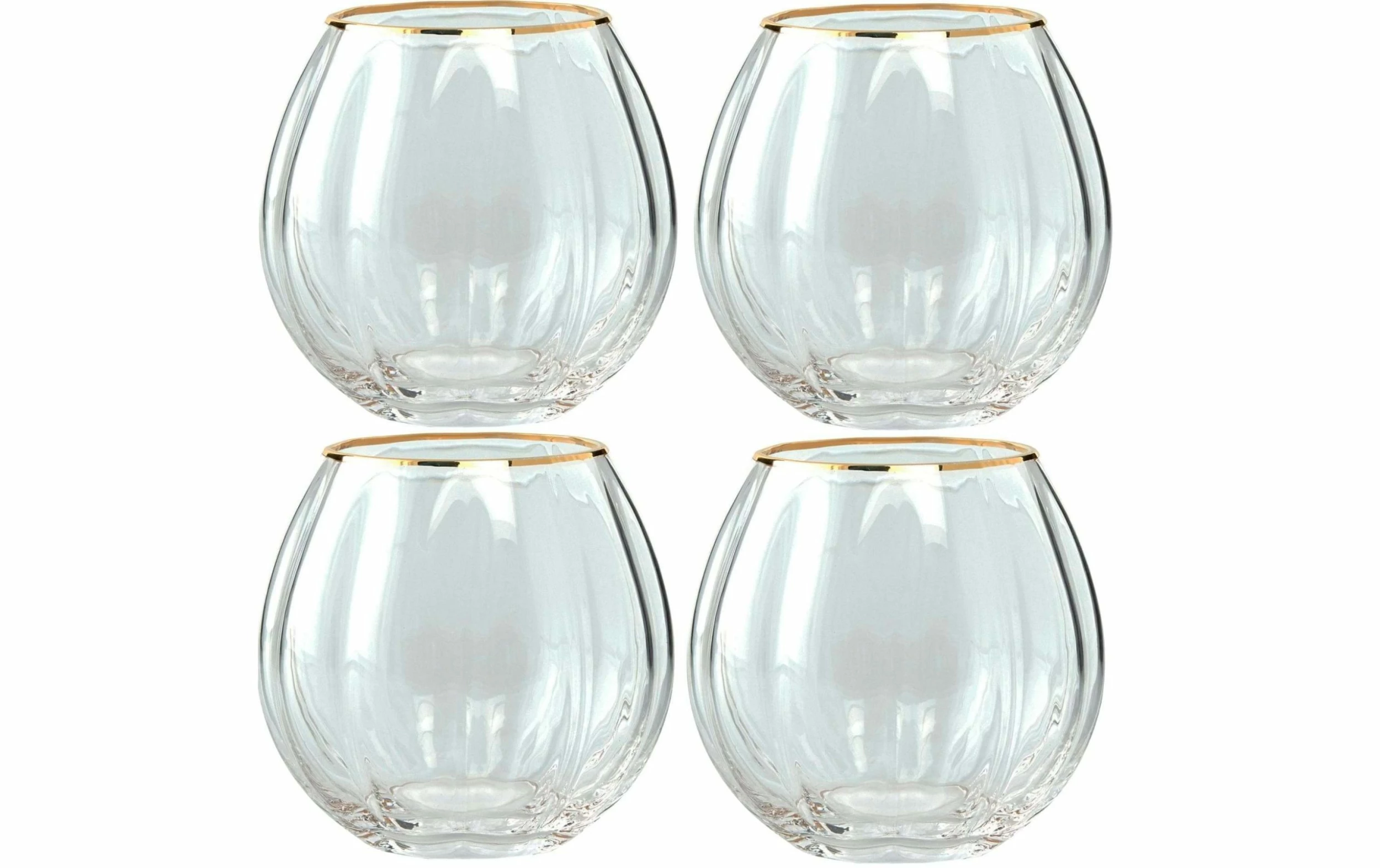 Lene Bjerre Verre Claudine 490 Ml, 4 Pièce/s, Transparent - Verres à Boire 3 Lene Bjerre Verre Claudine 490 Ml, 4 Pièce/s, Transparent - Verres à Boire