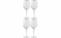 Lene Bjerre Verre à Vin Blanc Claudine 450 Ml, 4 Pièce/s, Transparent - Verres à Vin