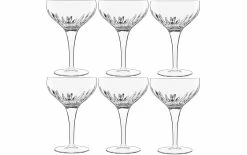 Bormioli Rocco Verre à Cocktail Mixology 225 Ml, 6 Pièce/s, Transparent - Verres à Cocktail