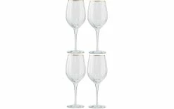 Lene Bjerre Verre à Vin Rouge Claudine 580 Ml, 4 Pièce/s, Transparent - Verres à Vin