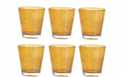 Leonardo Verre Burano Ambra 330 Ml, 6 Pièce/s, Jaune - Verres à Boire