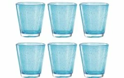 Leonardo Verre Burano Azzurro 330 Ml, 6 Pièce/s, Bleu Clair - Verres à Boire