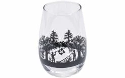 Kadastar Verre Bénichon De Montagne 400 Ml, 1 Pièce/s, Noir/Transparent - Verres à Boire