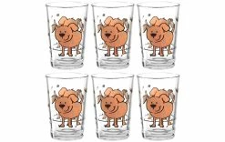 Montana Verre Pour Enfant Chien 210 Ml, 6 Pièce/s, Transparent - Verres à Boire