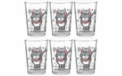 Montana Verre Pour Enfant Chat 210 Ml, 6 Pièce/s, Transparent - Verres à Boire
