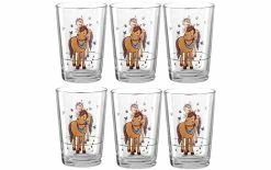 Montana Verre Pour Enfant Cheval 210 Ml, 6 Pièce/s, Transparent - Verres à Boire