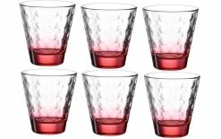 Leonardo Verre Optic 215 Ml, 6 Pièce/s, Rouge - Verres à Boire