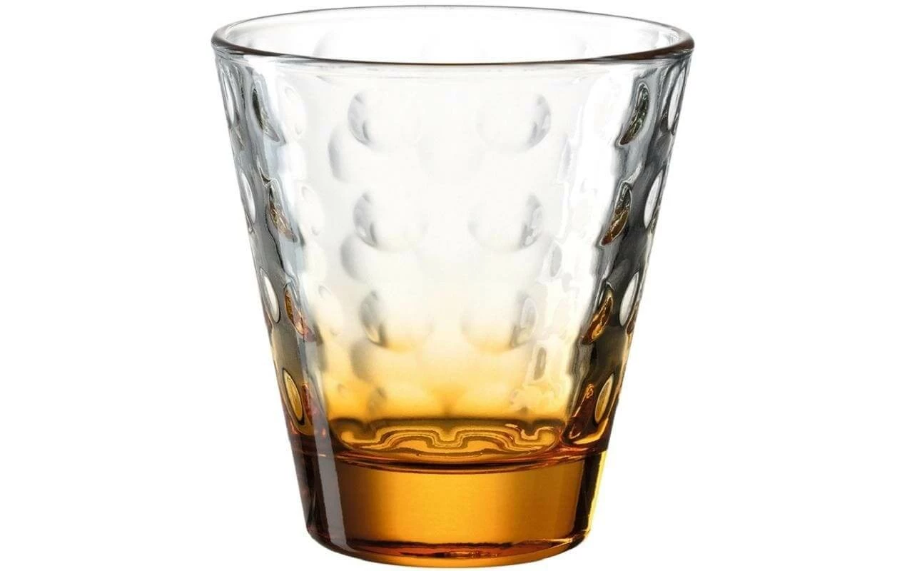 Leonardo Verre Optic 215 Ml, 6 Pièce/s, Orange - Verres à Boire 4 Leonardo Verre Optic 215 Ml, 6 Pièce/s, Orange - Verres à Boire – Image 2